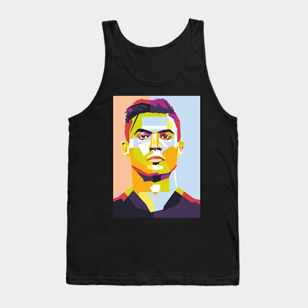 Cristiano Ronaldo Tank Top by kigeartwork